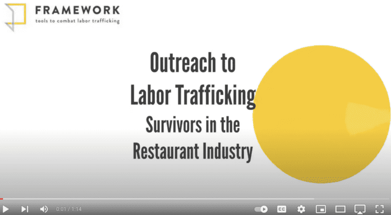 Identifying Labor Trafficking in the Restaurant Industry – Jin’s Story